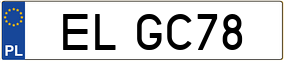 Truck License Plate